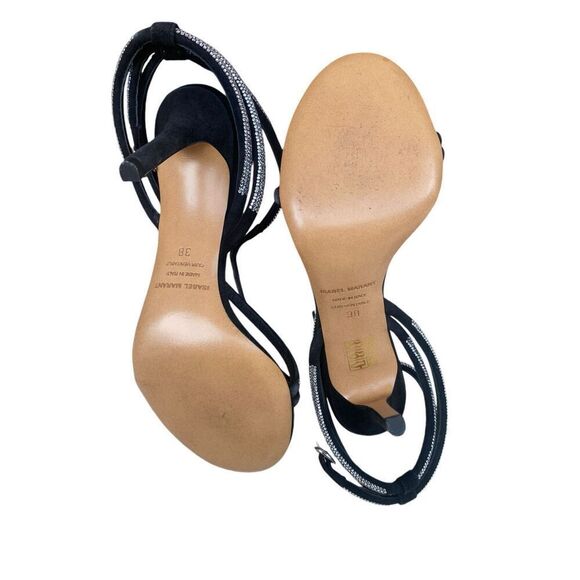 ISABEL MARANT Atria Strassy Sandal in Black Size 38 EU 8 US MSRP: $1,235 - Picture 7 of 9